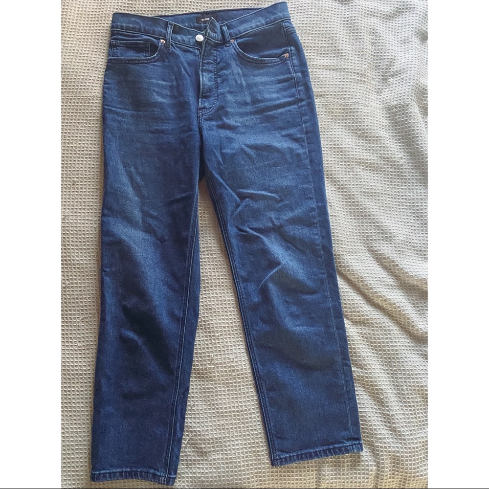 Express high rise mom jeans